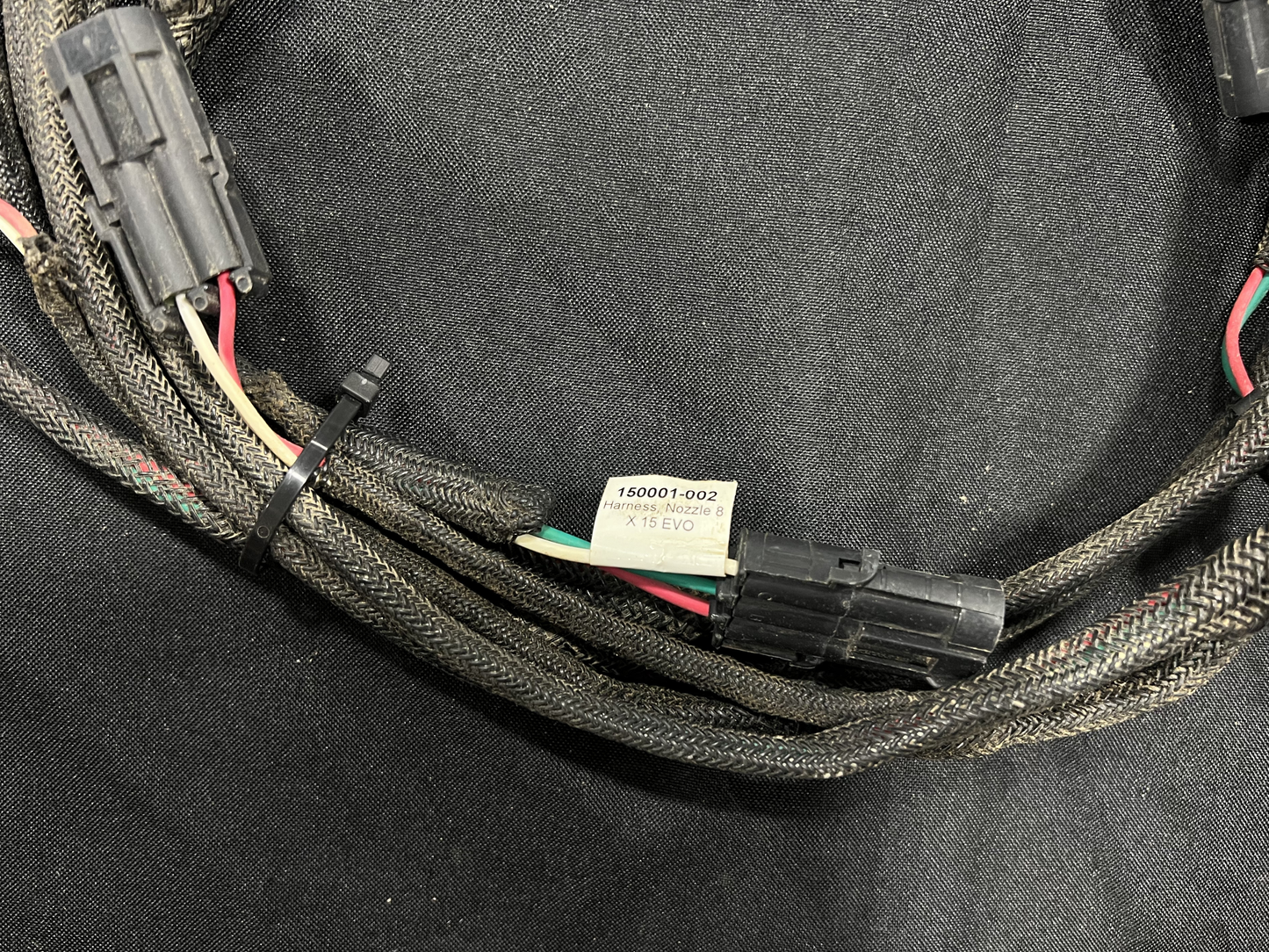 Used Capstan Harness, Nozzle 8 x 15 EVO PN: 150001-002