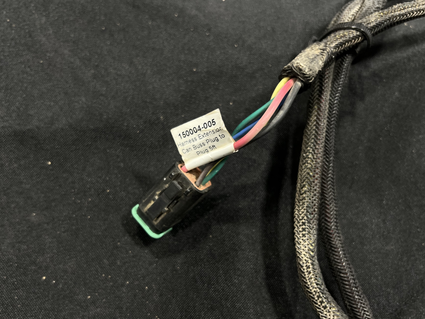 Used Capstan Harness Extension CAN Bus Plug to Plug 5ft PN: 150004-005