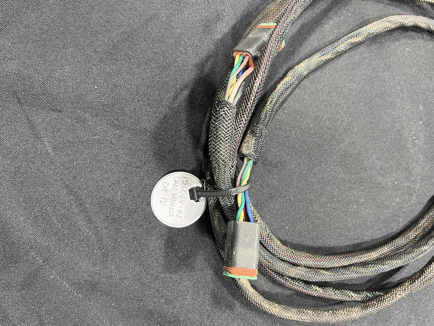 Used Capstan Harness Extension CAN Bus Plug to Plug 12ft PN: 150004-012