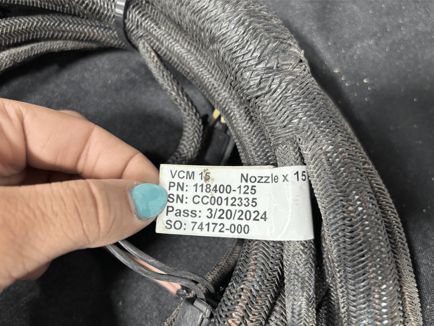 Used Capstan 15 NOZ X 15VCM PN: 118400-125