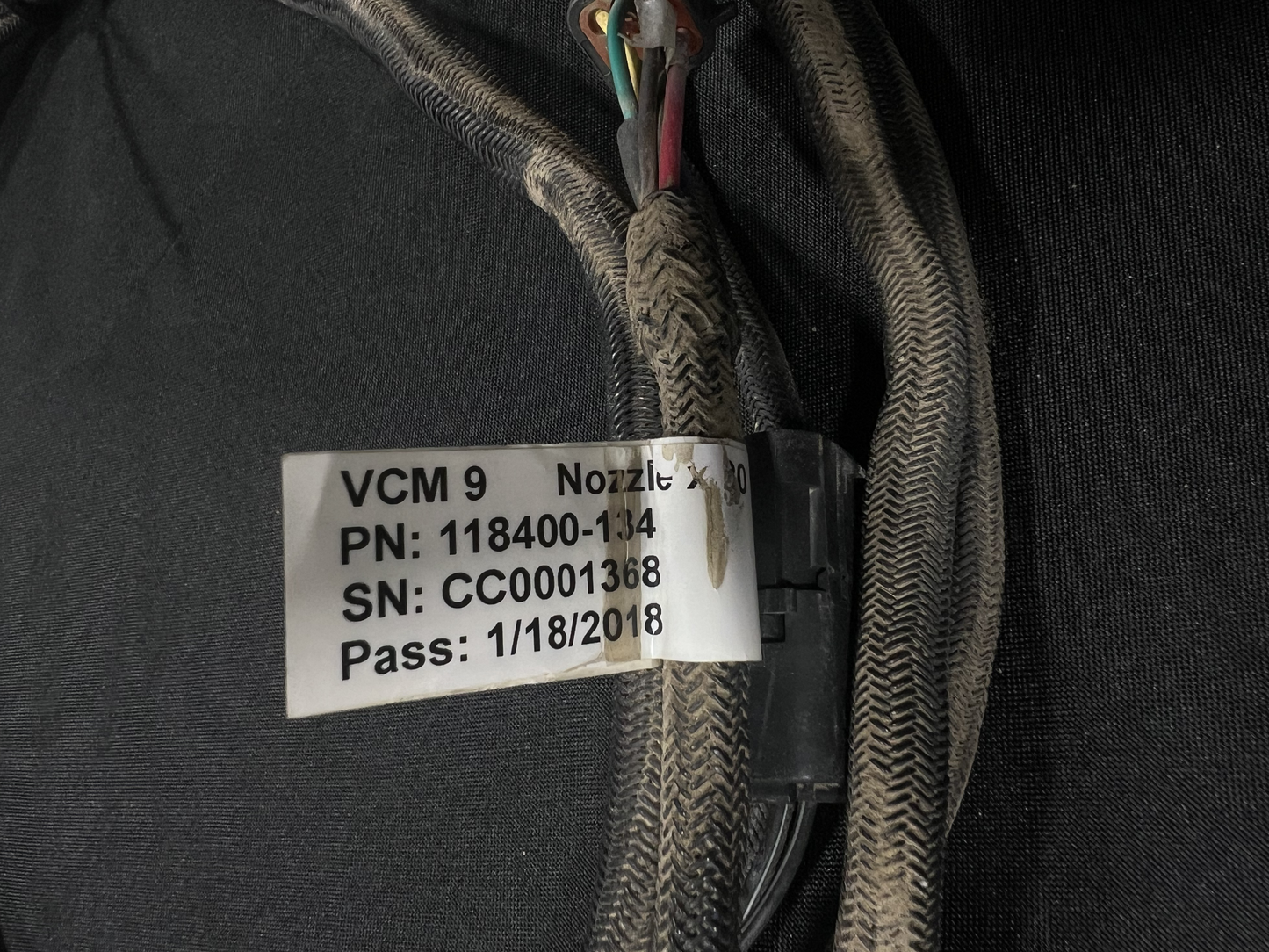 Used Capstan VCM 9 Nozzle 20 PN: 118400-134