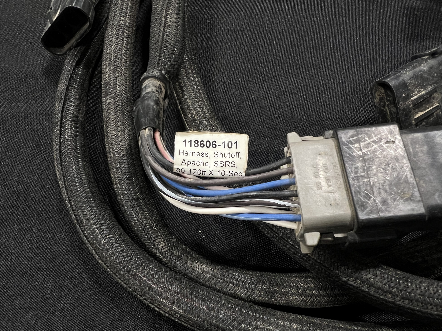 Used Capstan Harness, Shutoff, Apache, SSRS, 80-120ft x 10-Sec PN: 118606-101