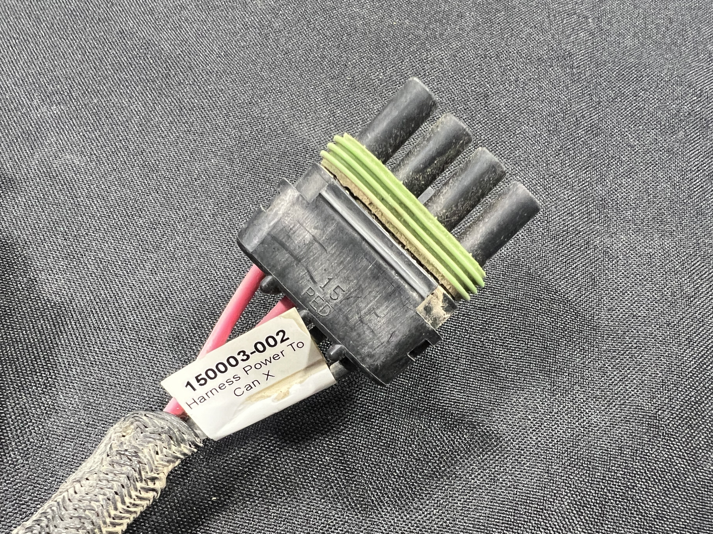 Used Capstan Harness Power to Can X PN: 150003-002