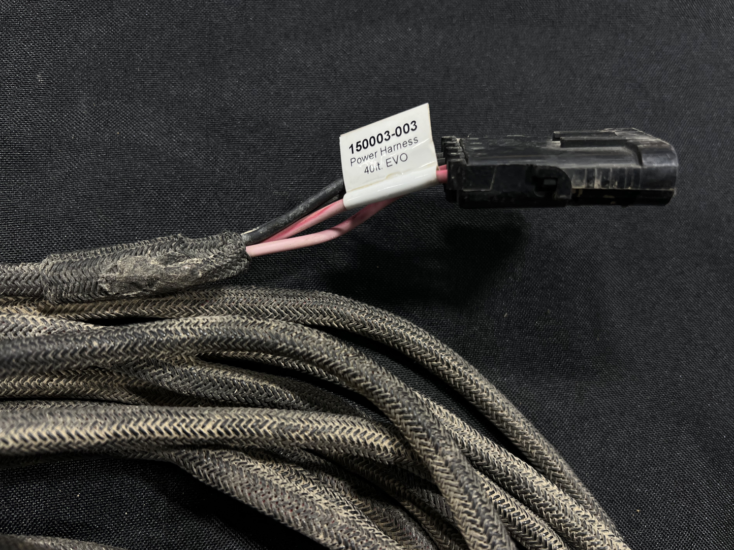 Used Capstan Power Harness 40ft EVO PN: 150003-003