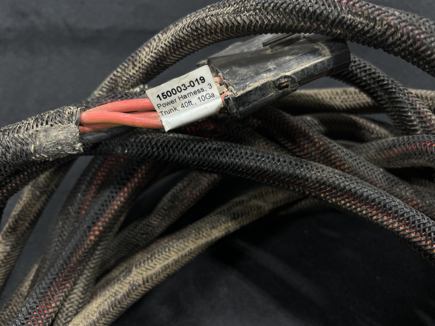 Used Capstan Power Harness 3 Trunk, 40ft, 10Ga PN: 150003-019
