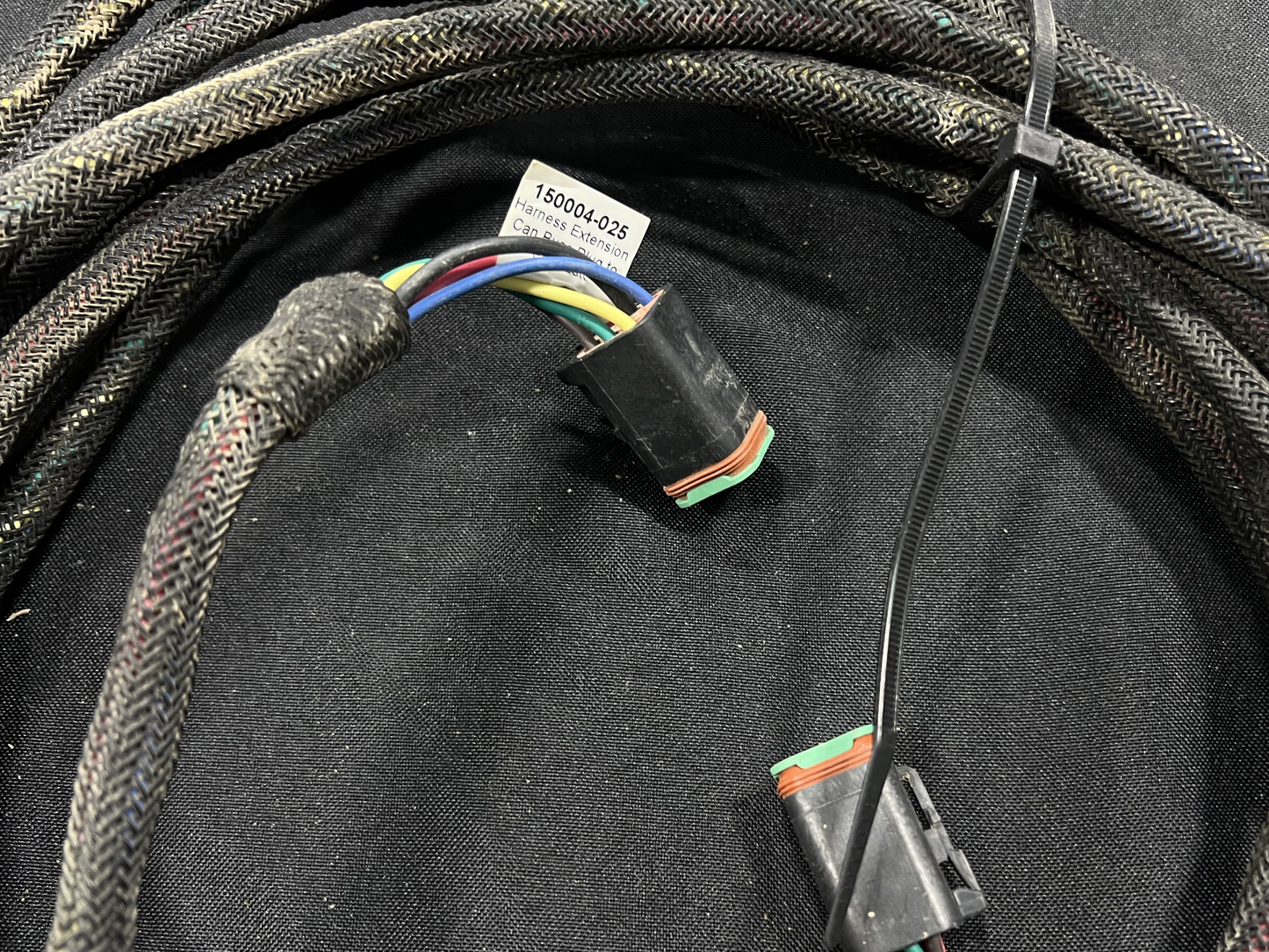 Used Capstan Harness Extension CAN Bus Plug to Plug 25ft PN: 150004-025