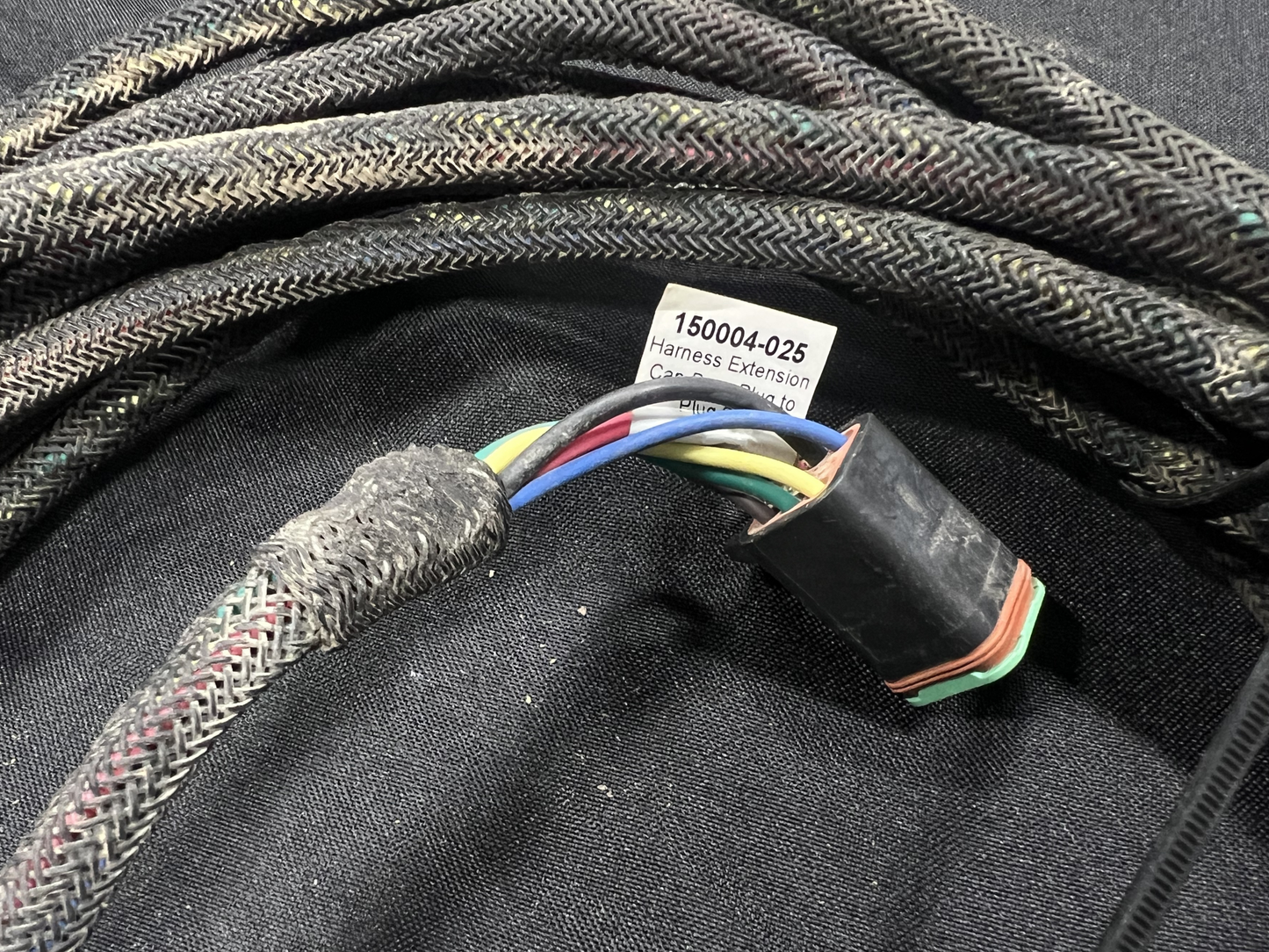 Used Capstan Harness Extension CAN Bus Plug to Plug 25ft PN: 150004-025